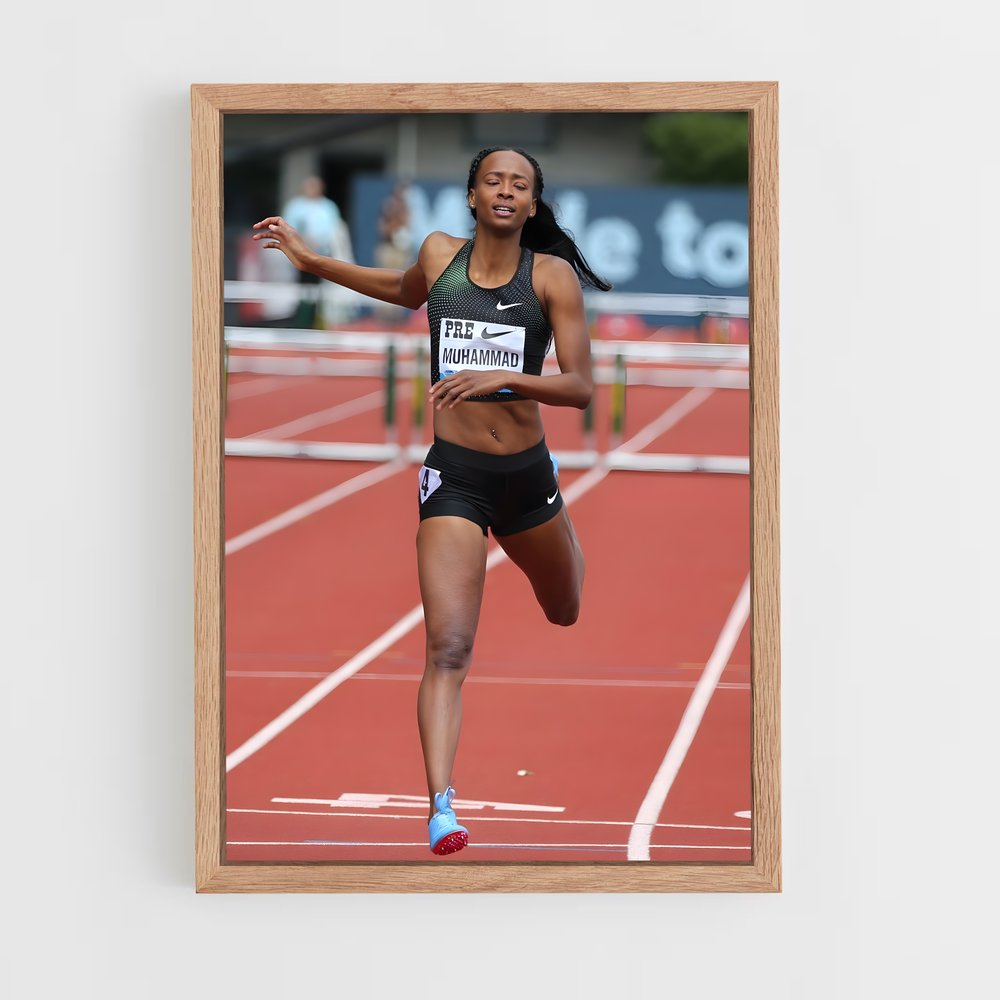 Poster Dalilah de muhammad – affiche Athlétisme (vue 4)